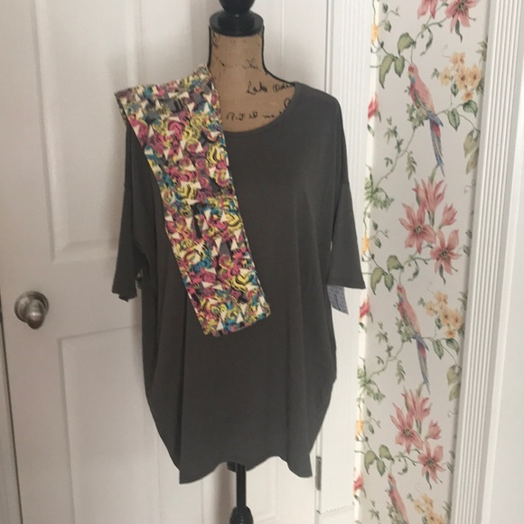 LuLaRoe Tops - NWT LULAROE LARGE IRMA/TC LEGGINGS OUTFIT
